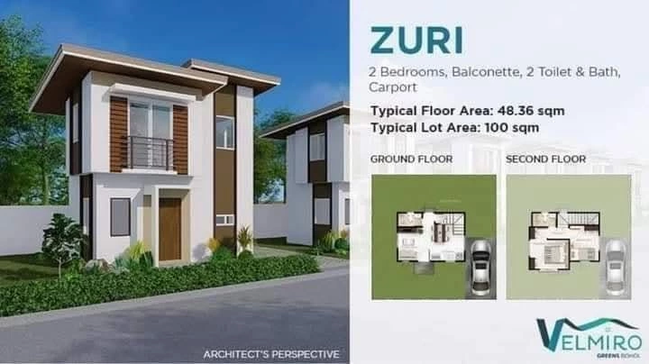 FOR ASSUME: 2BR House and Lot Zuri Unit in Velmiro Greens Bohol — 100 sqm — House and Lot in Biking, Dauis, Bohol — Photo 6