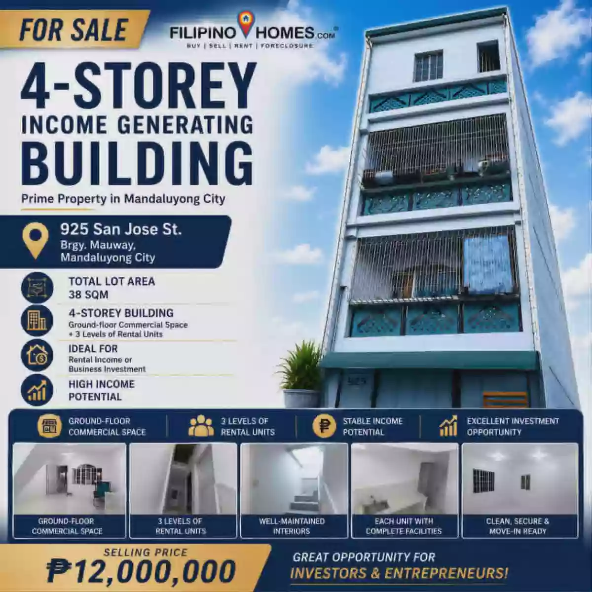 4-Storey Income-Generating Property Near Shaw Boulevard, Mandaluyong