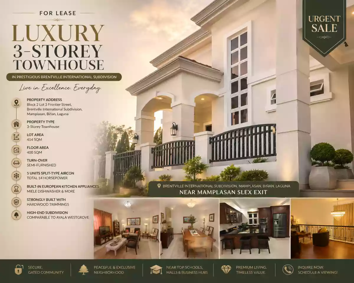 For Sale: 5BR House and Lot in Mampalasan, Biñan — 414 sqm lot