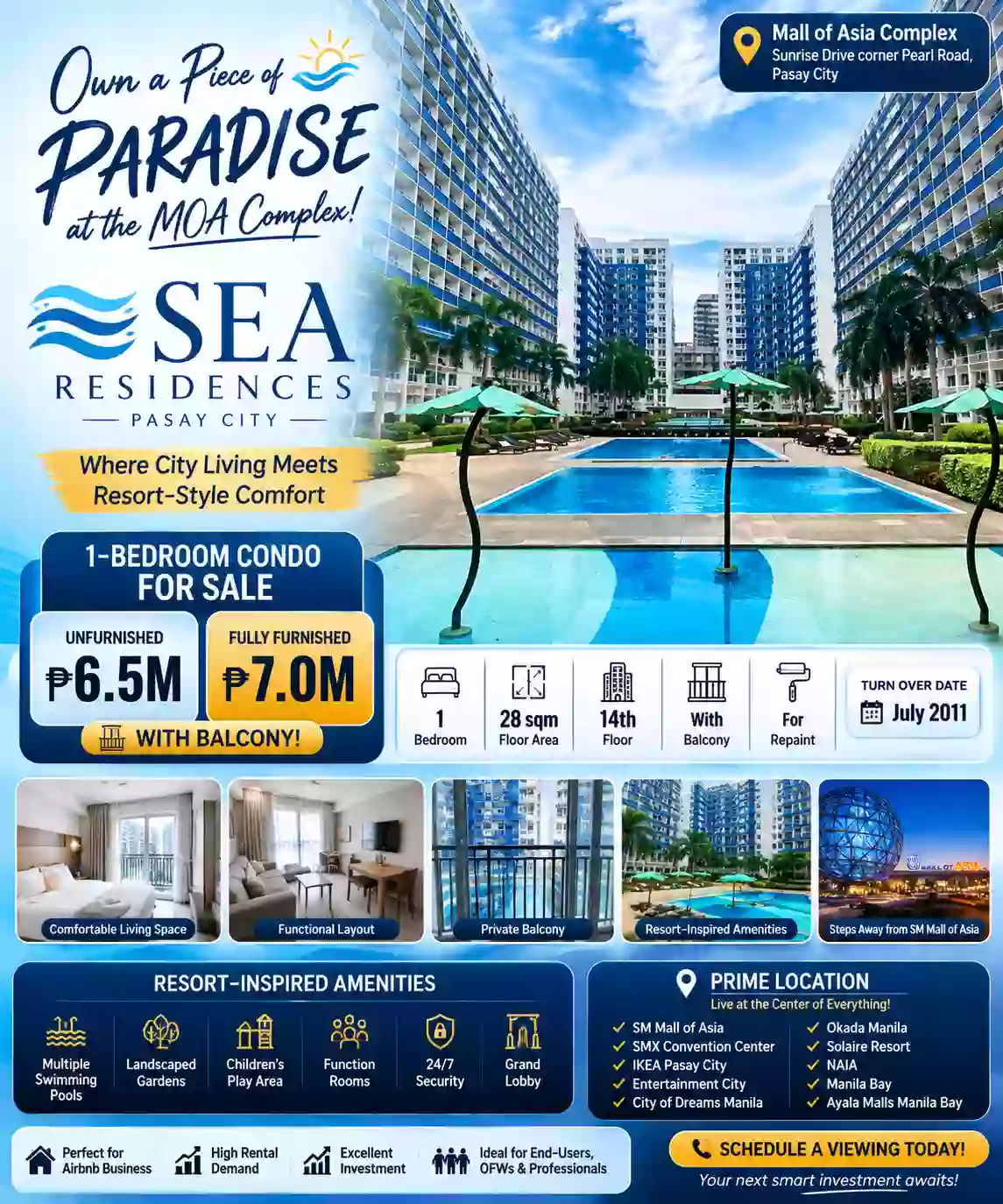 For Sale: 1BR Condo in Barangay 76, Pasay City — 28 sqm — 1 Bedroom in Barangay 76, Pasay City, Metro Manila — Photo 3