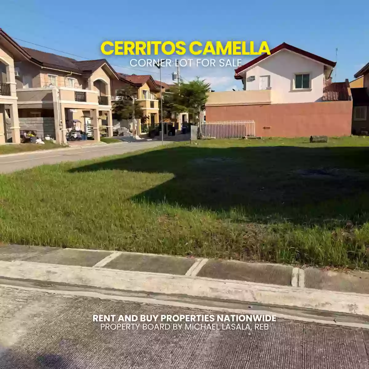 CERRITOS CAMELLA CORNER LOT FOR SALE — Residential Lot in Gen. Santos City, South Cotabato, 9500 — Photo 2