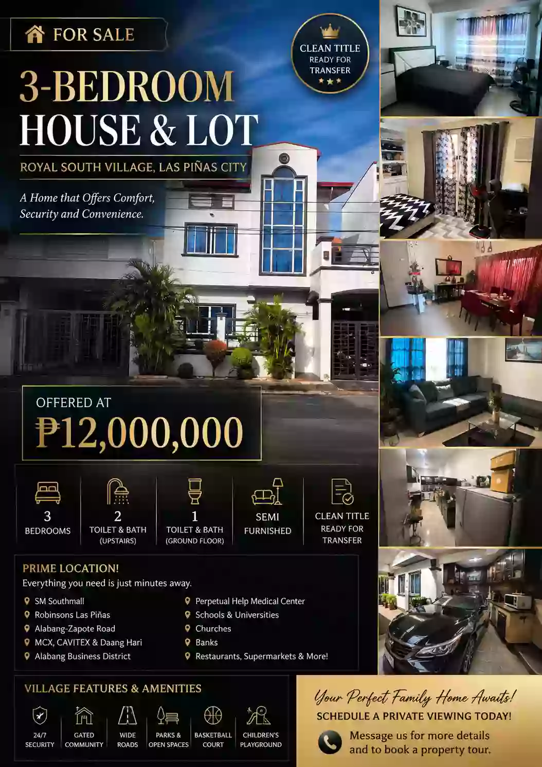 For Sale: 3BR House and Lot in Talon Singko, Las Piñas City 182 sqm