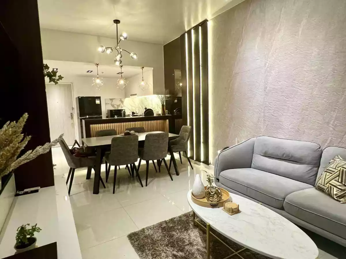 LUXURY 2BR PLUS MAIDS ROOM MANDANI BAY SUITESFOR RENT !!!  MANDANI BAY SUITES TOWER 1, FLOOR 19 2 BEDROOM PLUS MAIDS ROOM FULLY FURNISHED   PHP 80,000 — 2 Bedrooms in Centro, Mandaue City, Cebu — Photo 2