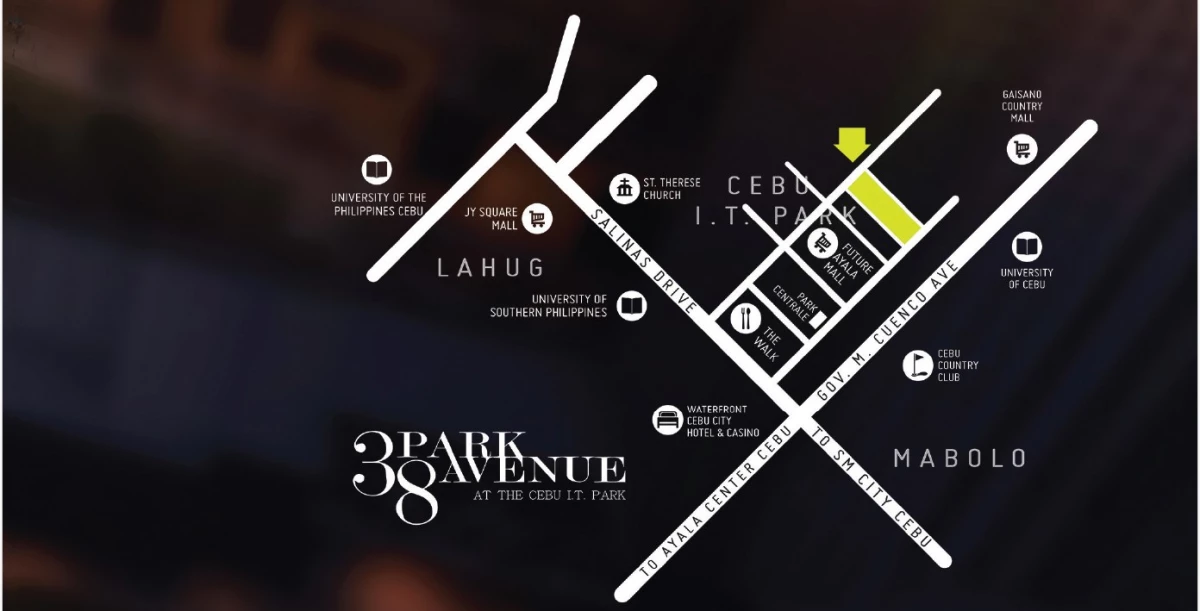 Open photo 12 of 12 — For Sale: 1BR Condo in Lahug, Cebu City —  38 Park Avenue Condominiums