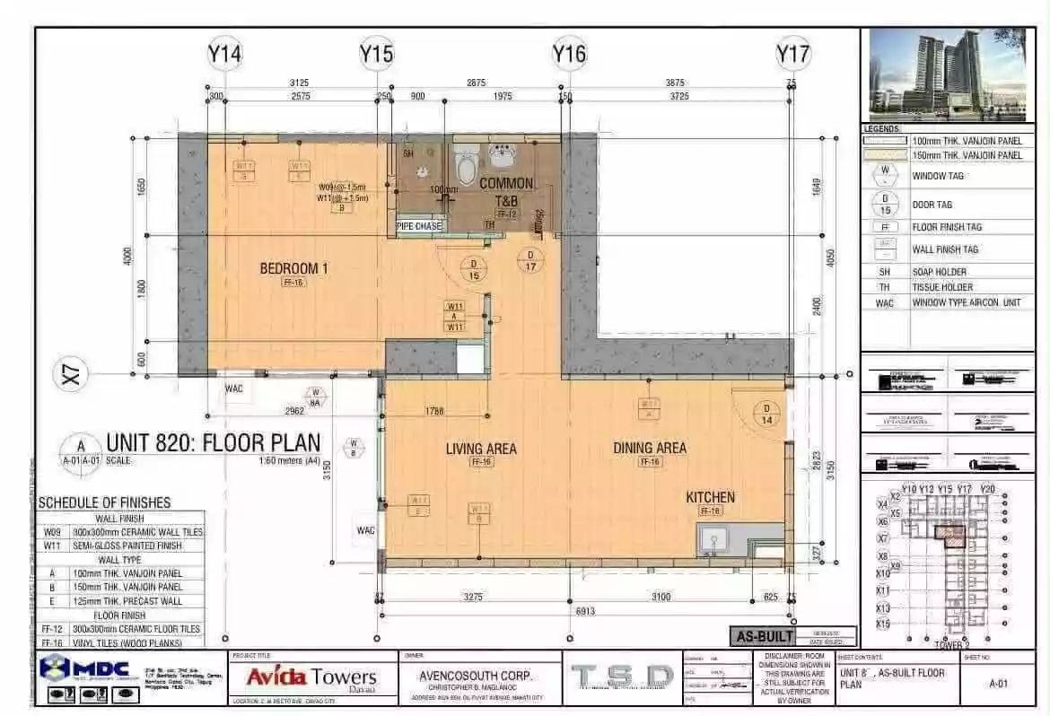 FOR SALE CONDOMINIUM UNIT  Avida Towers Davao Tower 2 — 1 Bedroom in Barangay 1-A (Pob.), Davao City, Davao del Sur — Photo 4