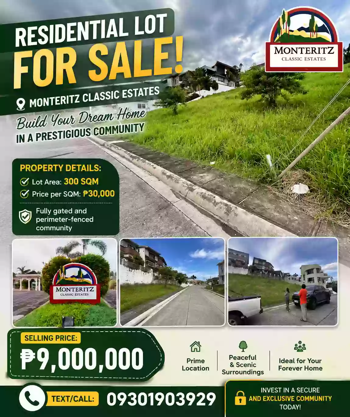 🏡 RESIDENTIAL LOT FOR SALE | Monteritz Classic Estates 🏡