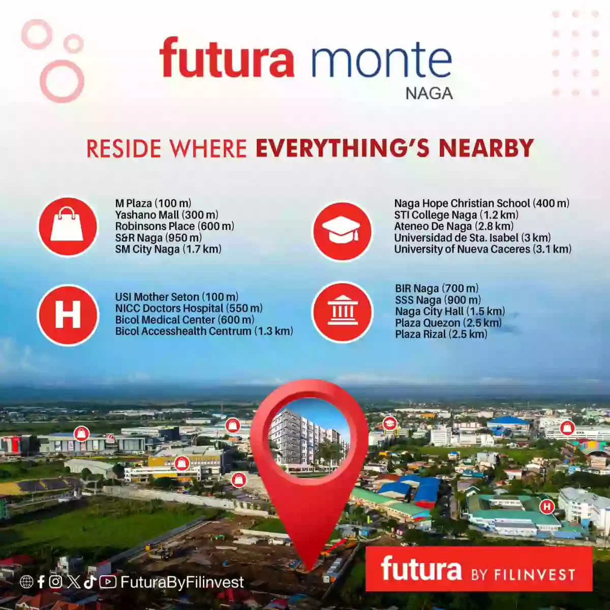 futura Monte Naga Condominium — 1 Bedroom in Triangulo, Naga City, Camarines Sur — Photo 3