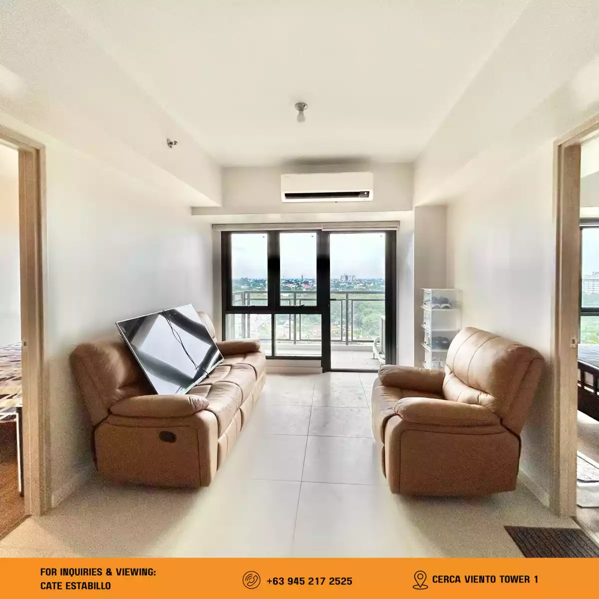 Furnished 2-Bedroom Unit for Sale at Cerca Viento Tower 1 — 2 Bedrooms in Almanza Uno, Las Piñas City, Metro Manila — Photo 7