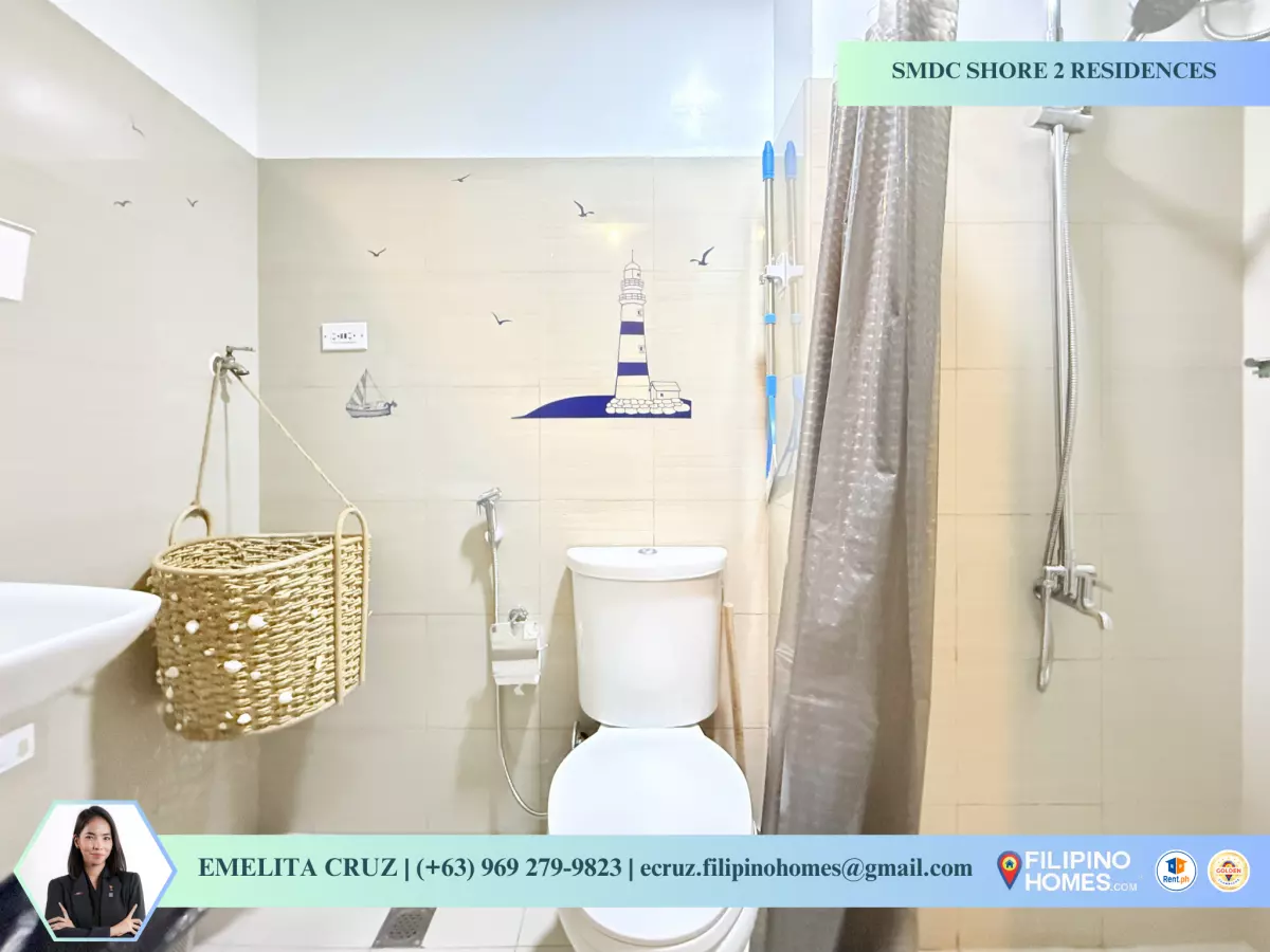 1BR FURNISHED UNIT w/ BALCONY FOR RENT AND SALE at SMDC Shore 2 Residences, Pasay — 1 Bedroom in Barangay 76, Pasay City, Metro Manila — Photo 6