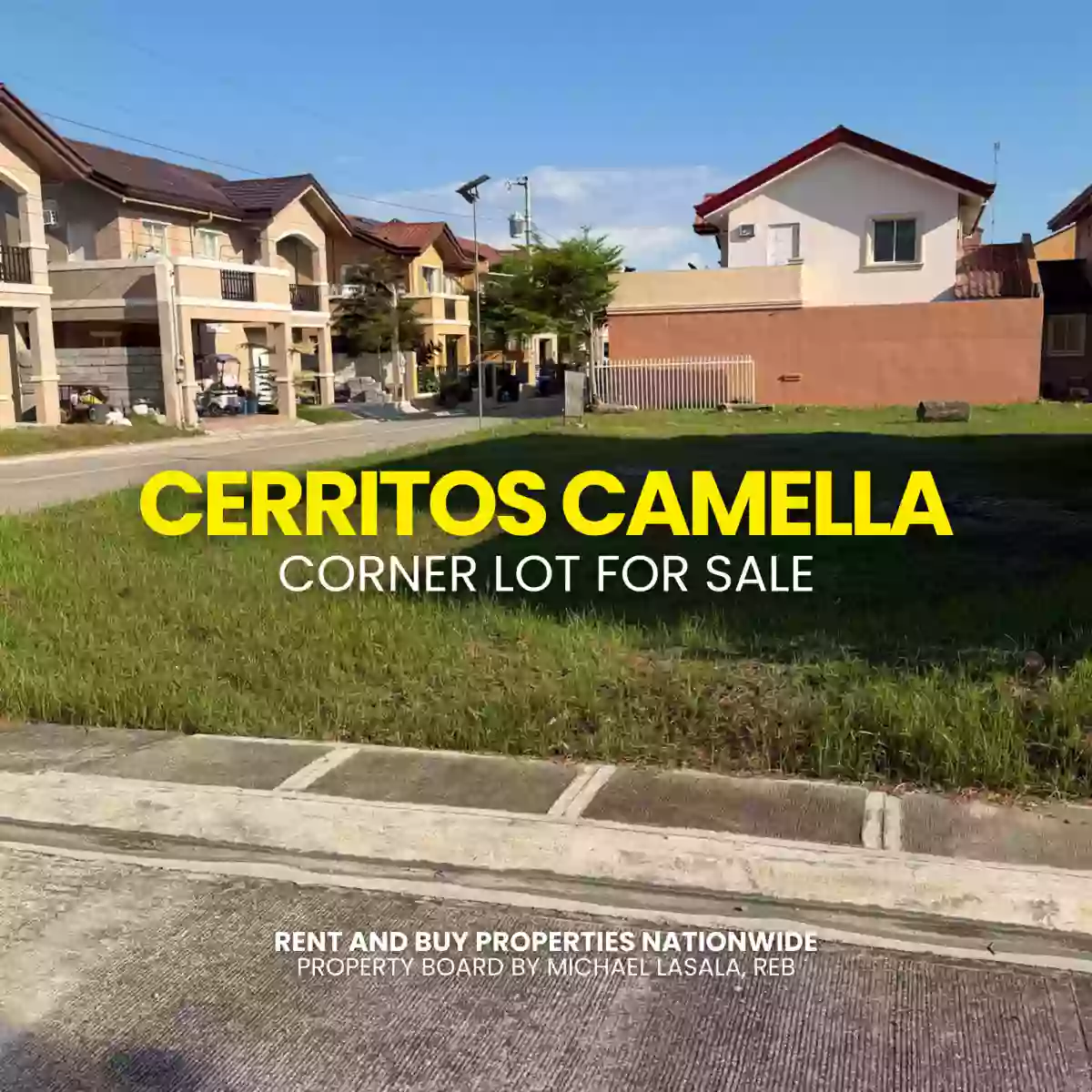 CERRITOS CAMELLA CORNER LOT FOR SALE