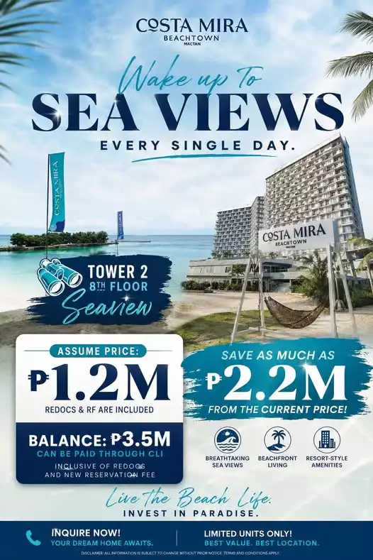 Costa Mira Beachtown Mactan for ASSUME! — Studio in Subabasbas, Lapu-lapu City, Cebu — Photo 4