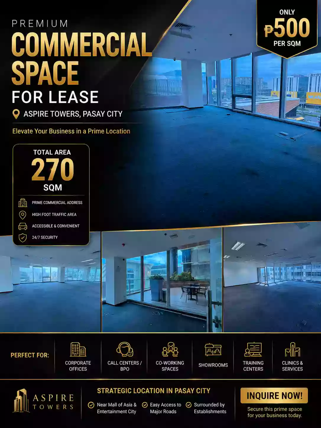 For Rent: 270 sqm Space in Barangay 76, Pasay City — Office Use — Space in Pasay City, Metro Manila, 1308 — Photo 5