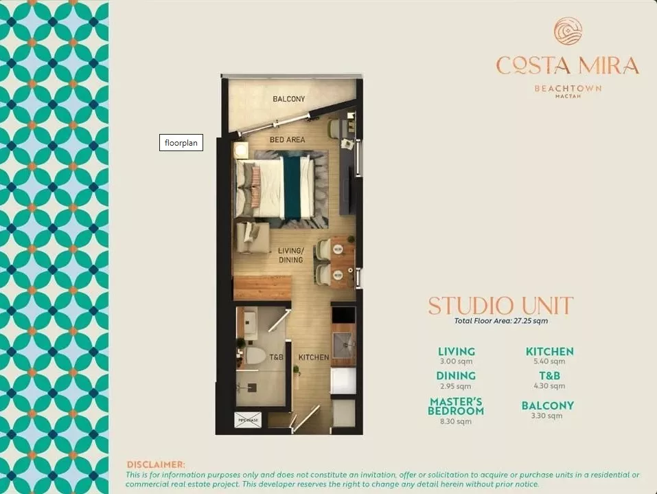 For Assume: Studio Unit in Costa Mira Beach Town Mactan — City View — Studio in Subabasbas, Lapu-lapu City, Cebu — Photo 3