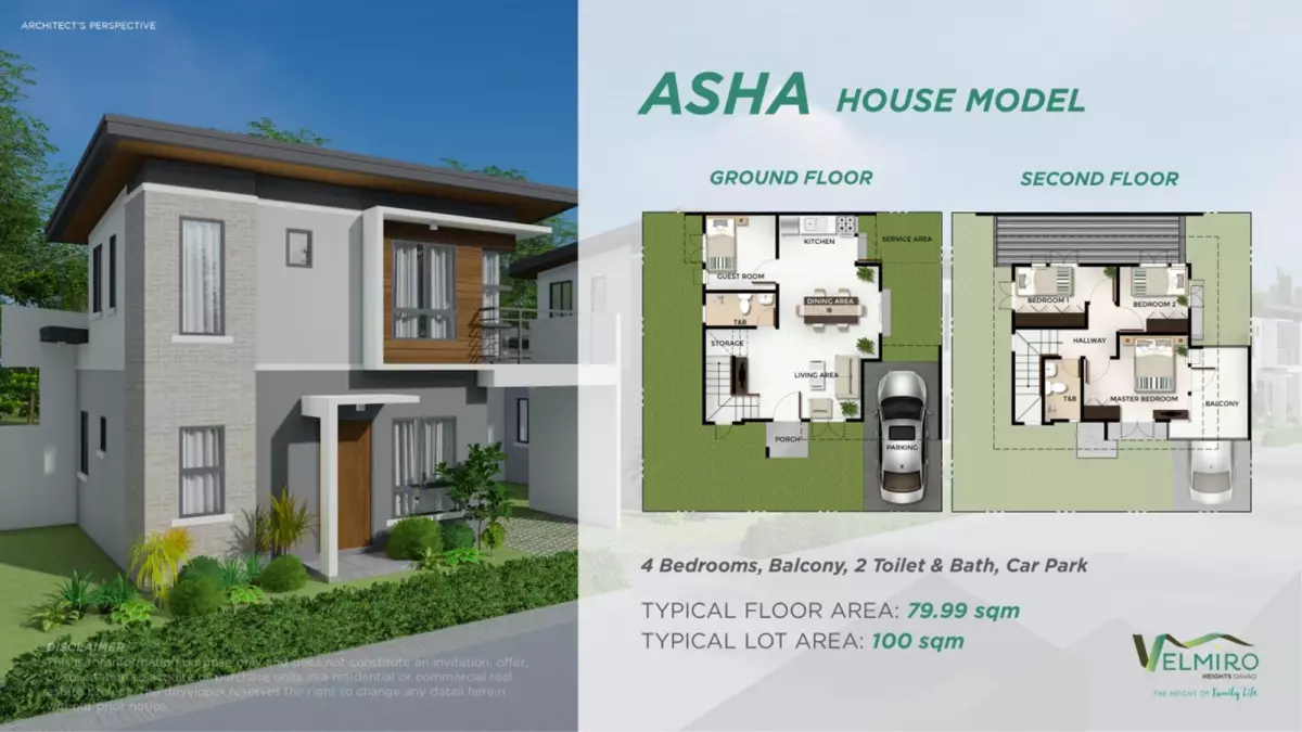 ₱800K Assumption House & Lot | Velmiro Heights Davao | 4BR Asha Model — House and Lot in Davao City, Davao del Sur, 8000 — Photo 4