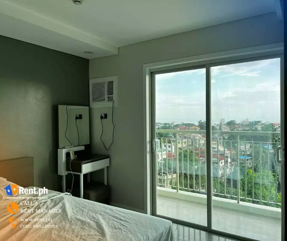 For Rent: 1BR Condo with Balcony in Busay, Cebu City — Le Menda Residences