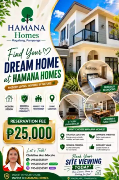 For Sale: Hamana Homes Magalang Pampanga