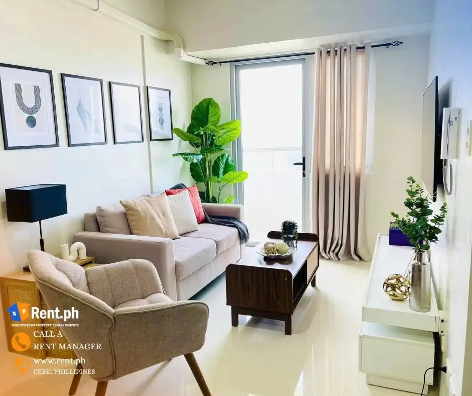 For Rent: 2BR Condo with Balcony & Parking in Mabolo, Cebu City — Taft East Gate