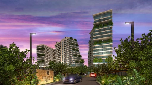 For Assume: Corner Studio Unit with City & Sea View — Costa Mira Beachtown, Mactan Island, Cebu — Studio in Subabasbas, Lapu-lapu City, Cebu — Photo 4