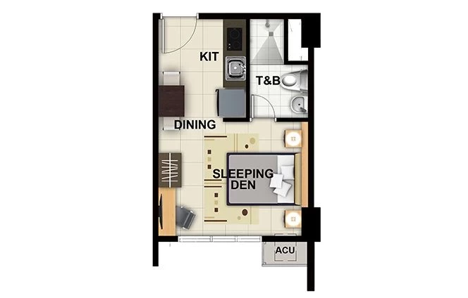 FOR ASSUME: Studio Condo in San Antonio, Davao City — 26.5 sqm — Studio in San Antonio, Davao City, Davao del Sur — Photo 6