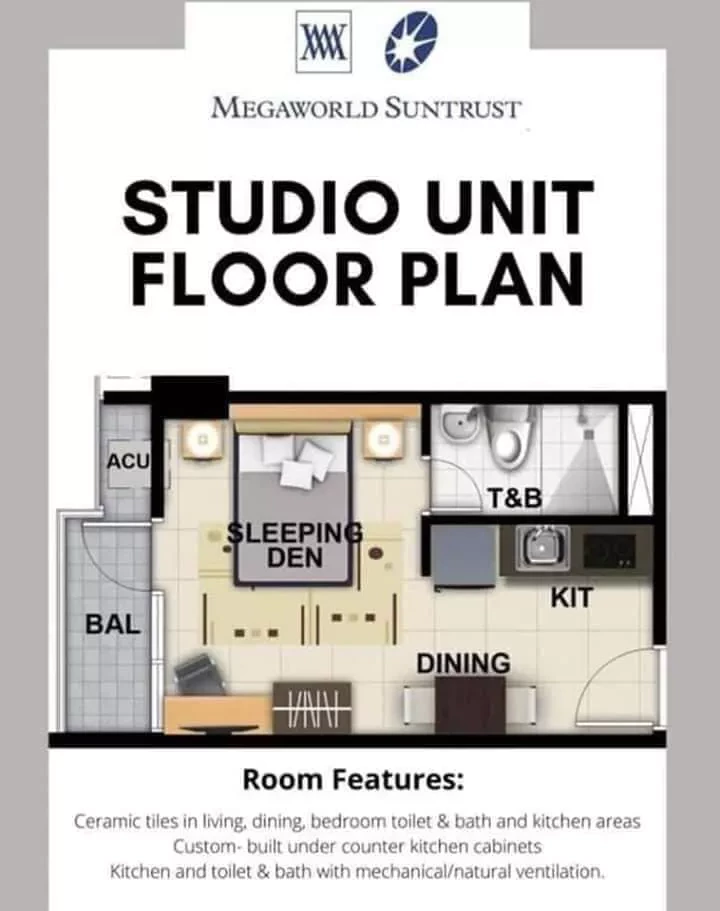 FOR ASSUME: Studio Condo in San Antonio, Davao City — 26.5 sqm — Studio in San Antonio, Davao City, Davao del Sur — Photo 4