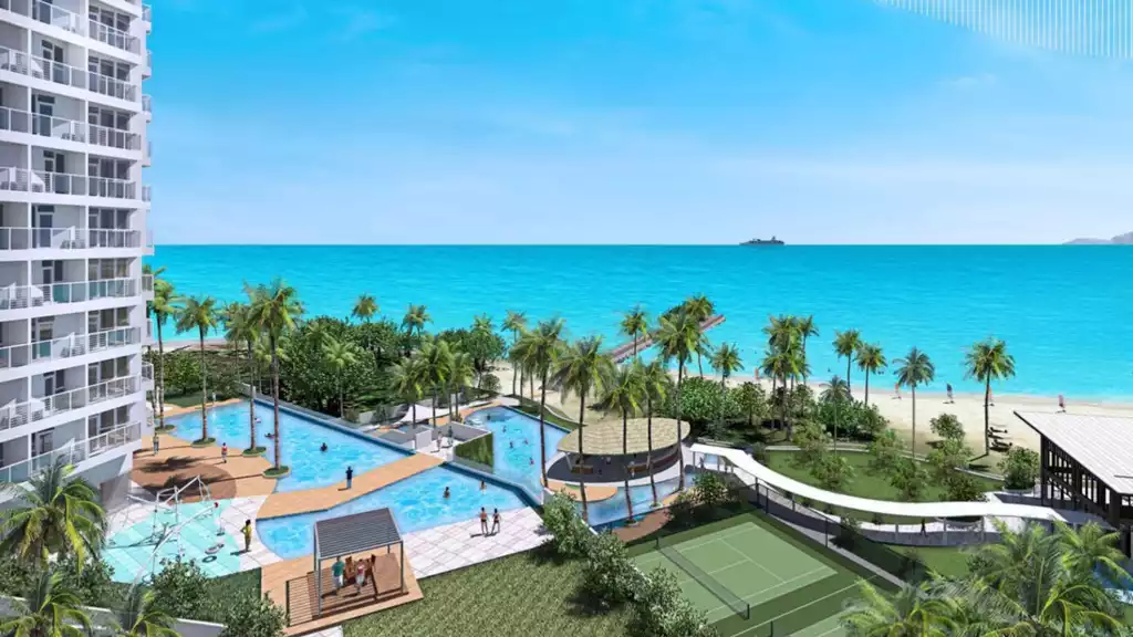 For Assume: Corner Studio Unit with City & Sea View — Costa Mira Beachtown, Mactan Island, Cebu — Studio in Subabasbas, Lapu-lapu City, Cebu — Photo 3