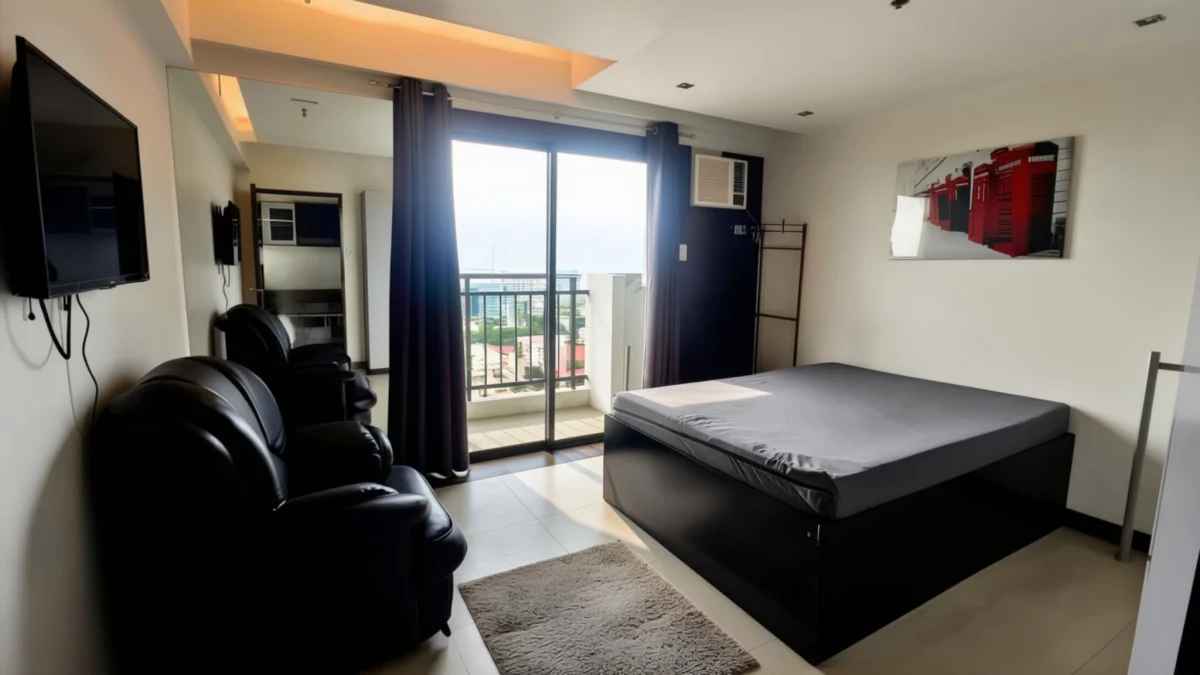 For Rent: Fully furnished 1BR Condo w/ Balcony in Ramos, Cebu City — 42 sqm — 1 Bedroom in Cebu City, Cebu, 6000 — Photo 2