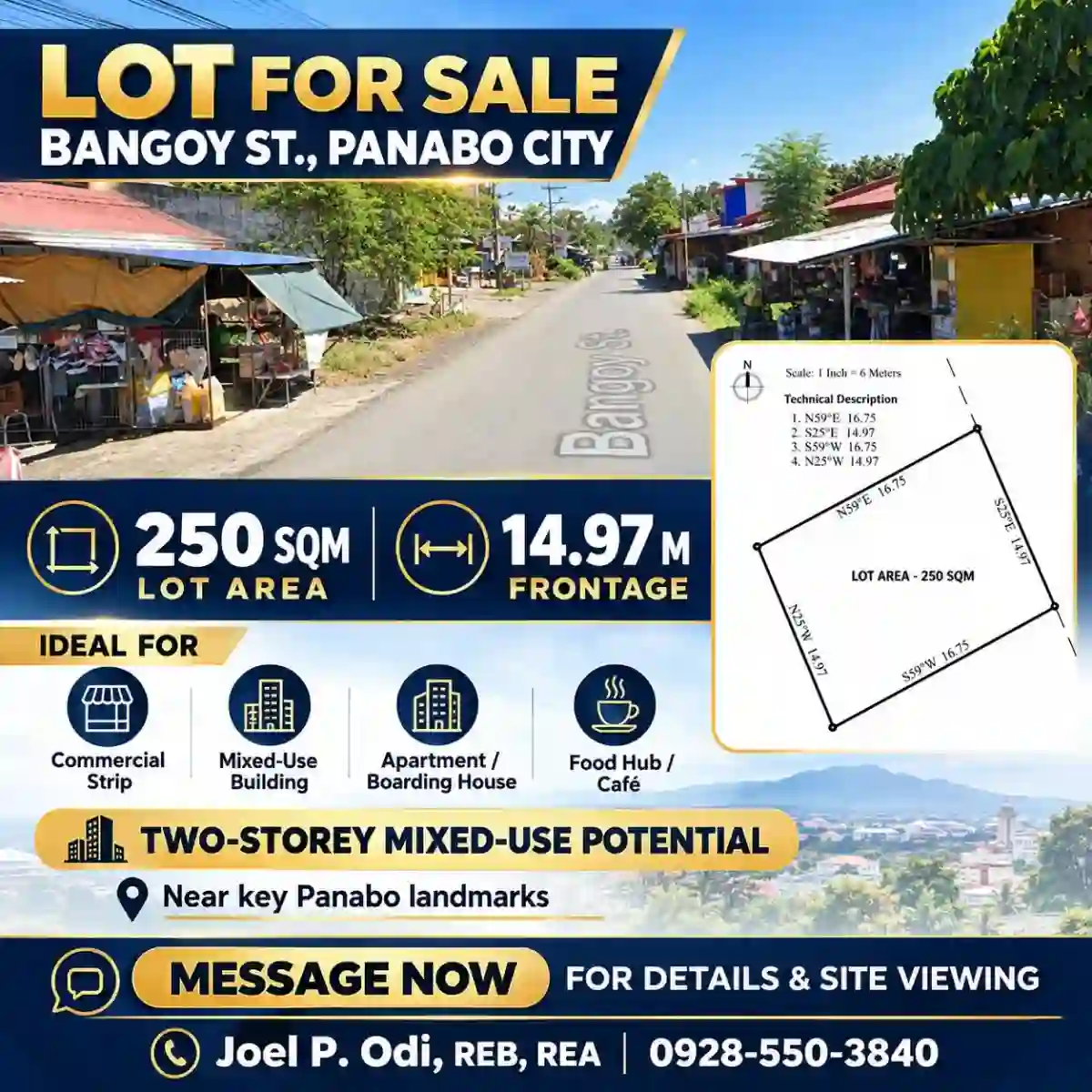 LOT FOR SALE - 250 SQM
