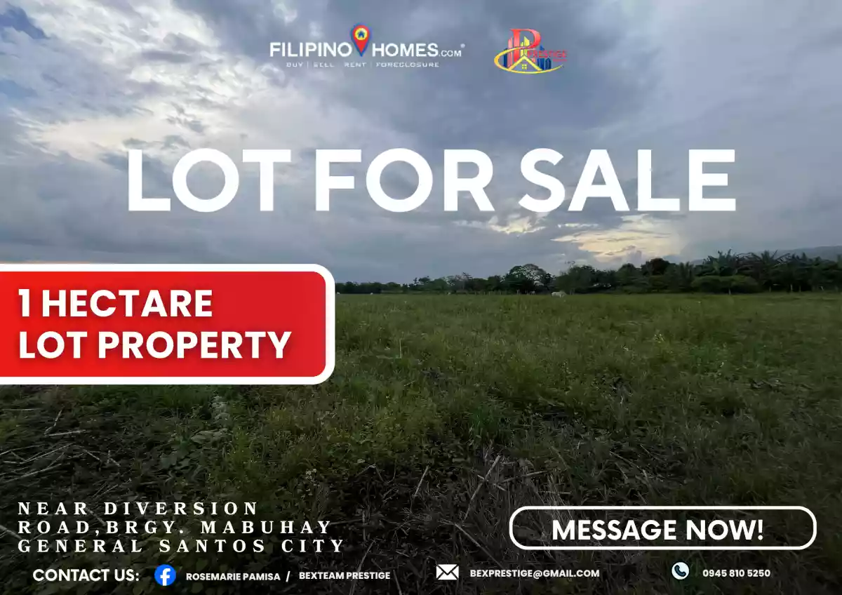 For Sale: 1 Hectare Farm Lot in Mabuhay, Gen. Santos City