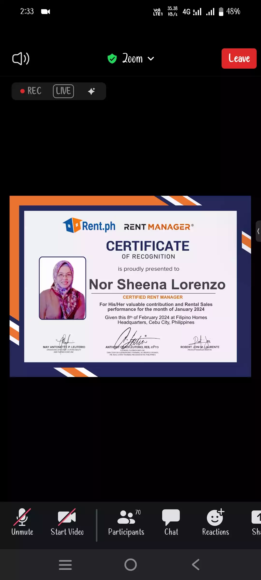 Certificates 26