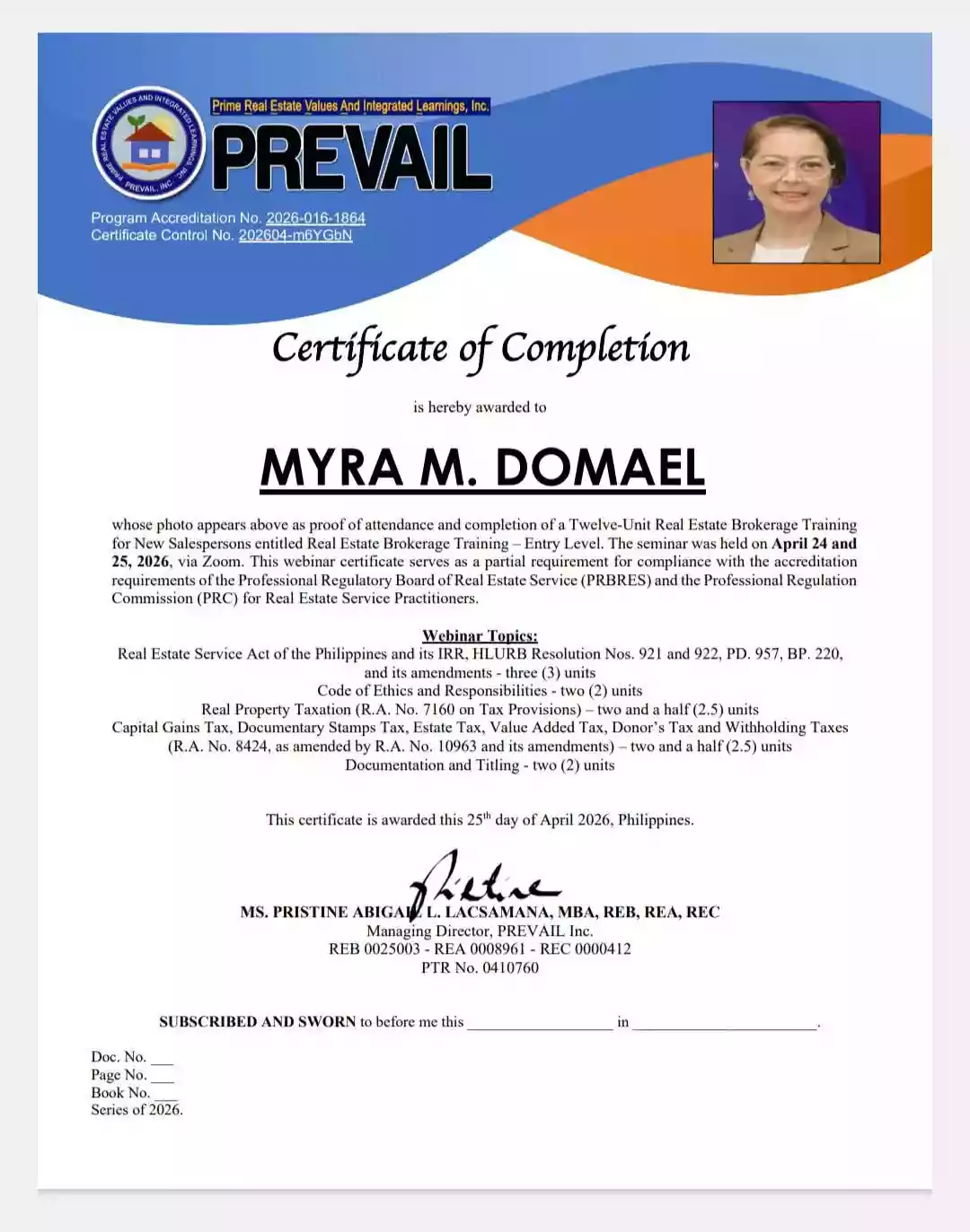 Certificates 9