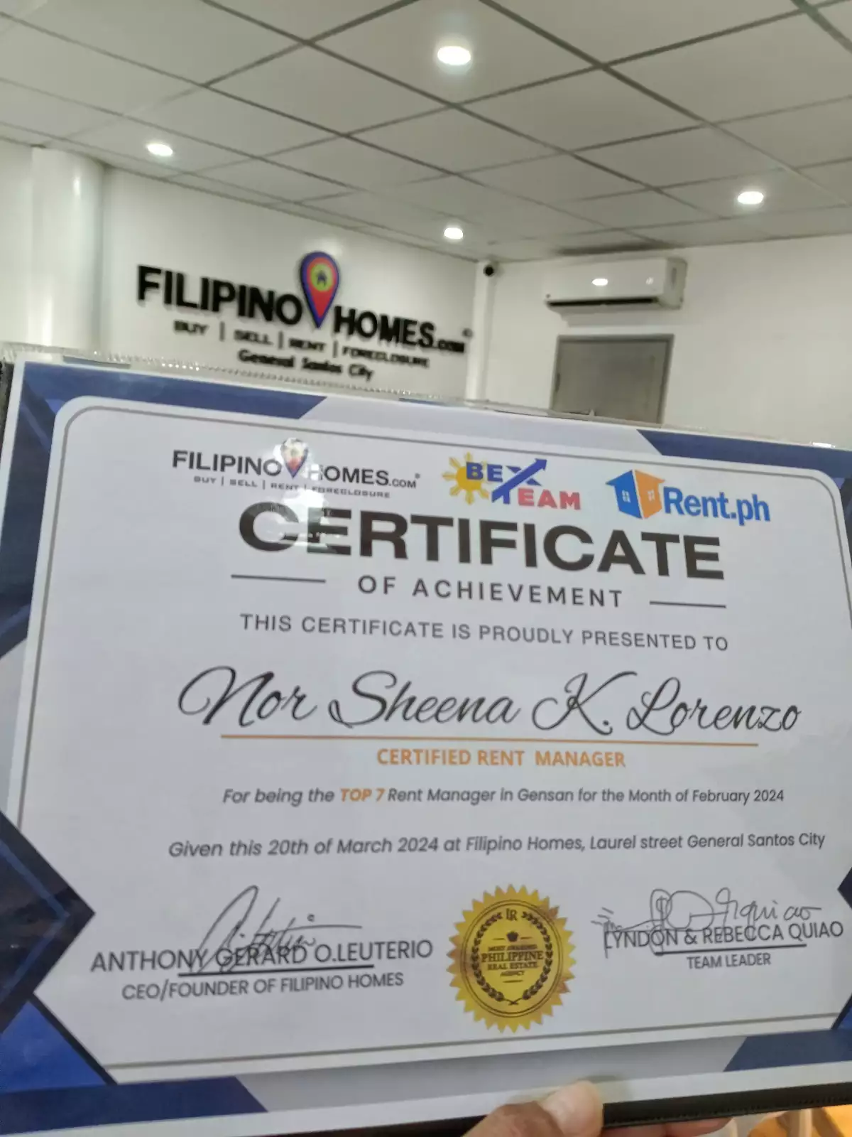 Certificates 35