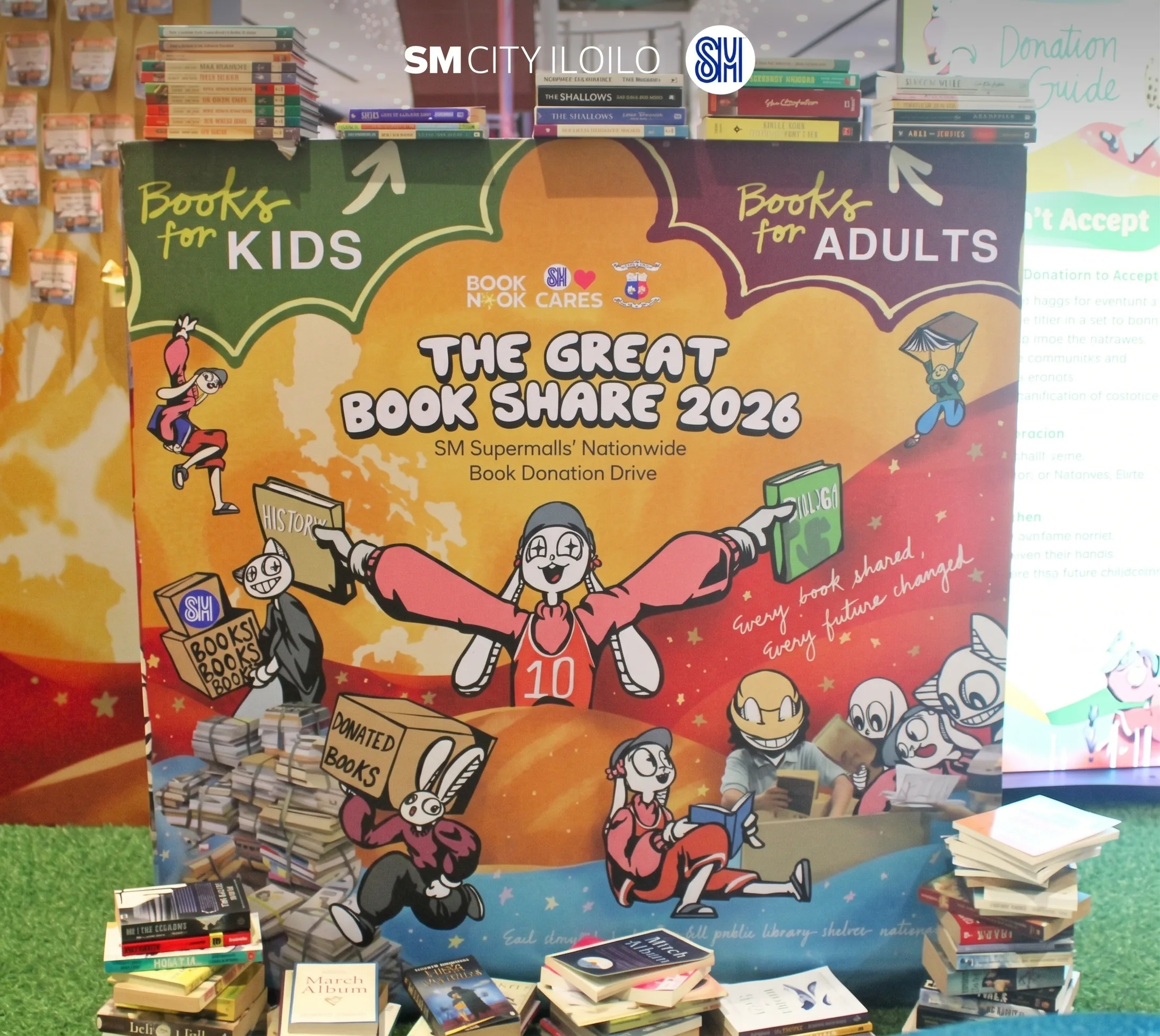SM City Iloilo Launches Great Book Share 2026 to Fill Public Libraries
