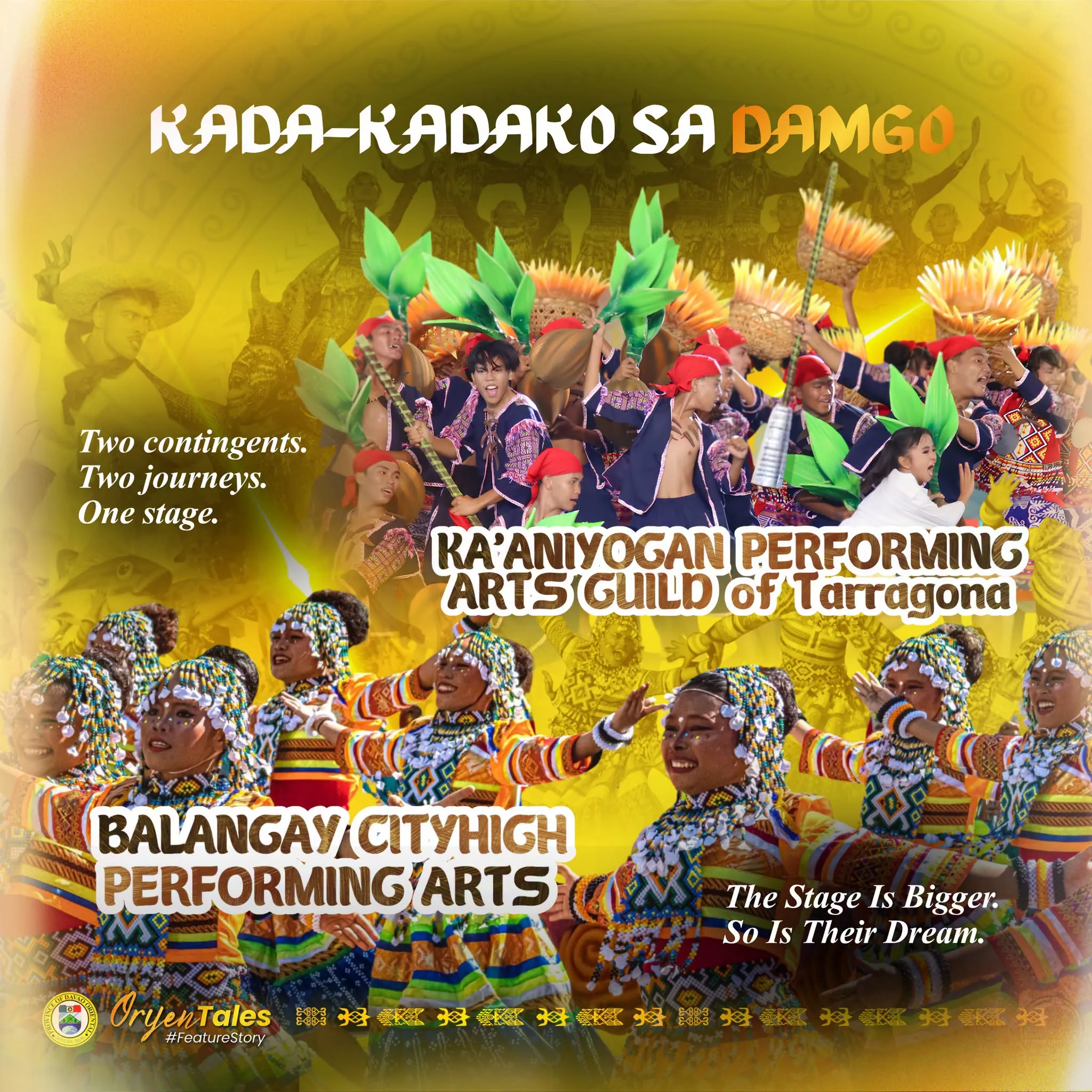 Davao Oriental Groups Compete in Kadayawan, Chasing Dreams and Three-Peat