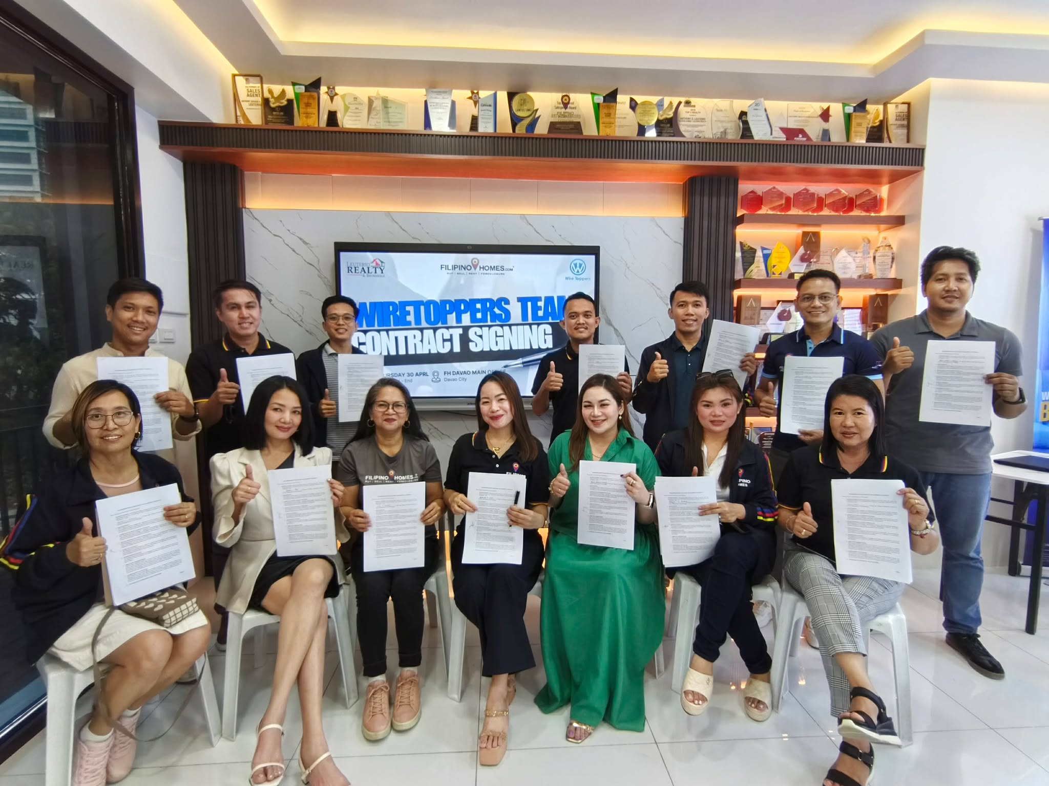 Wire Toppers Adds More Than 10 New Agents in Davao Signing as Davao Property Take‑up Rates Stay Strong