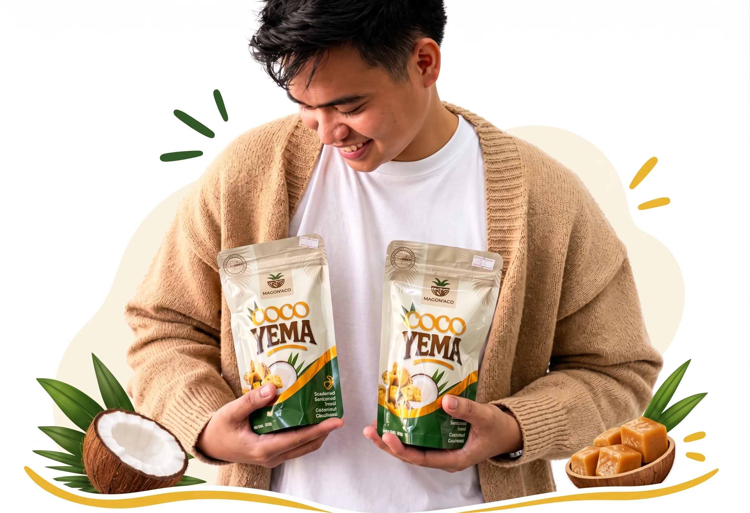 Looking for Local Delicacies? Discover Coco Yema From Gigaquit, Surigao del Norte