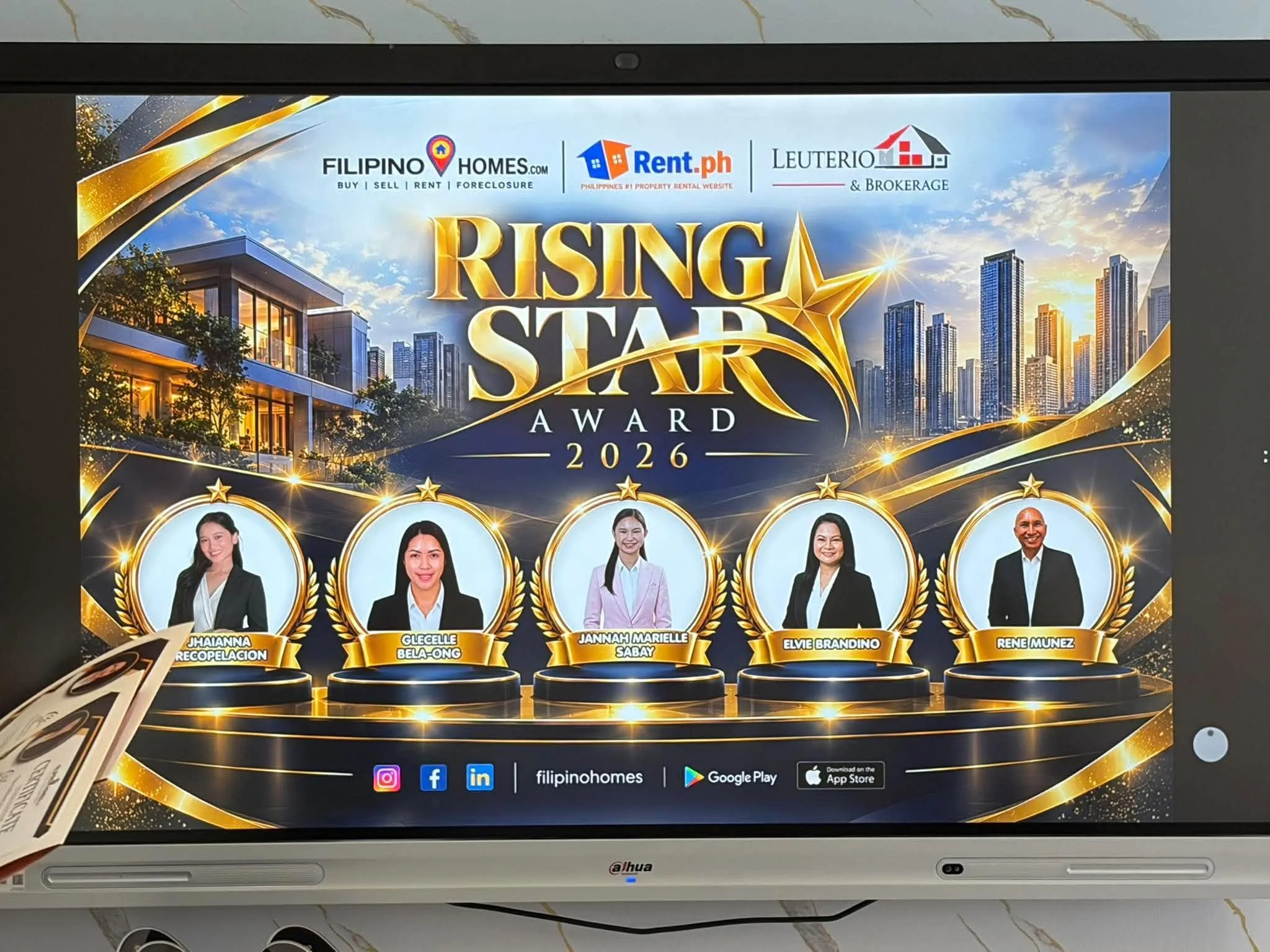 Filipinohomes Team Ice Breaker Honors Agents in Davao Rising Star Awarding 2026