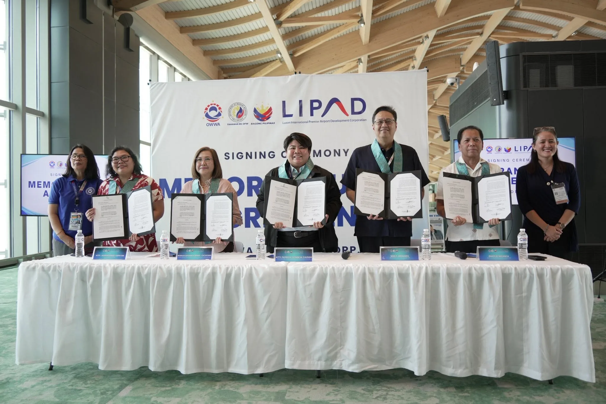 OWWA, LIPAD Sign Agreement for New OFW Lounge at Clark International Airport