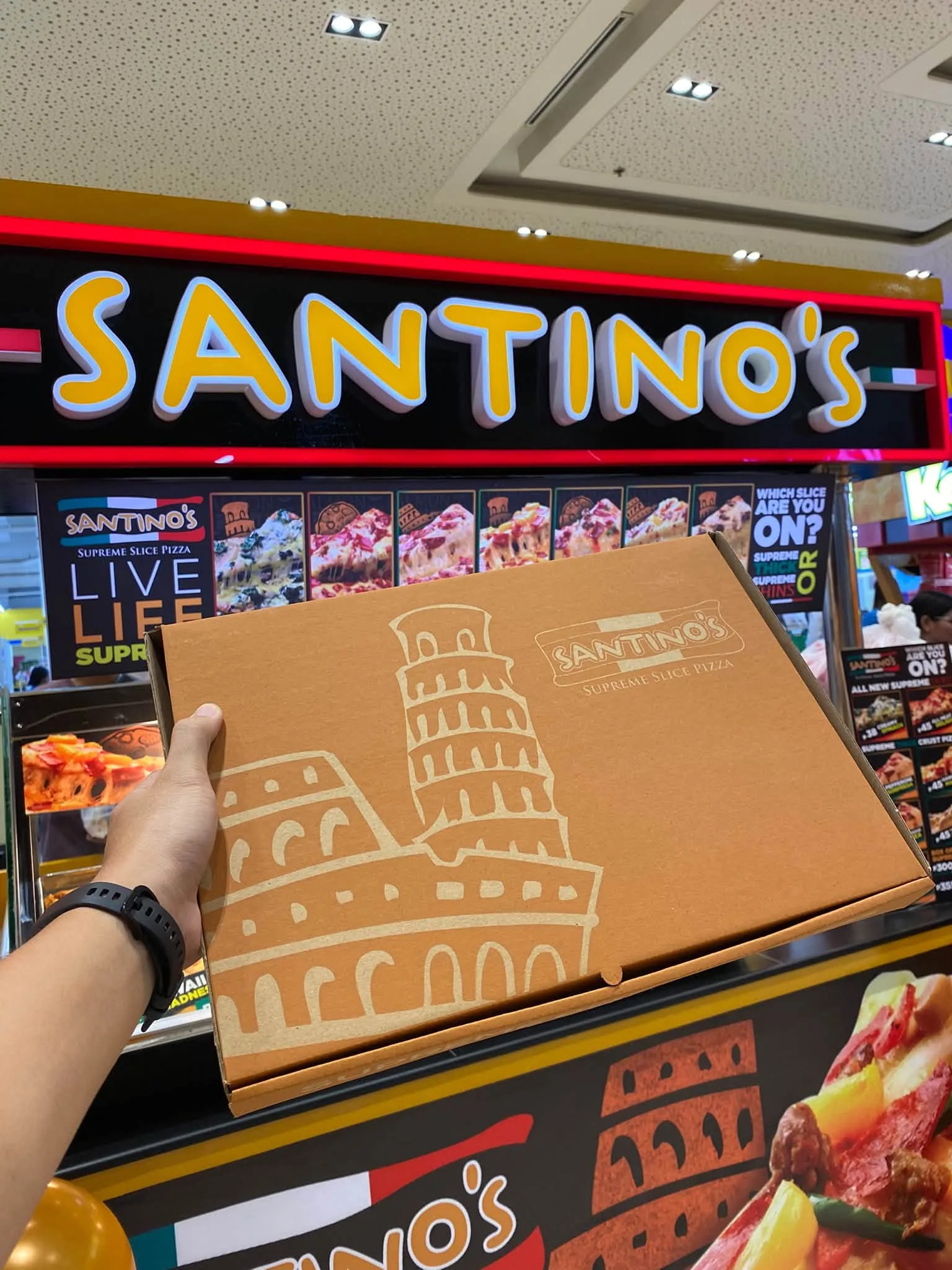 Santino's Supreme Slice Pizza Now Open at Dumaguete