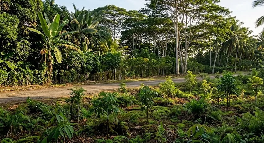 A farm land ready to be developed.