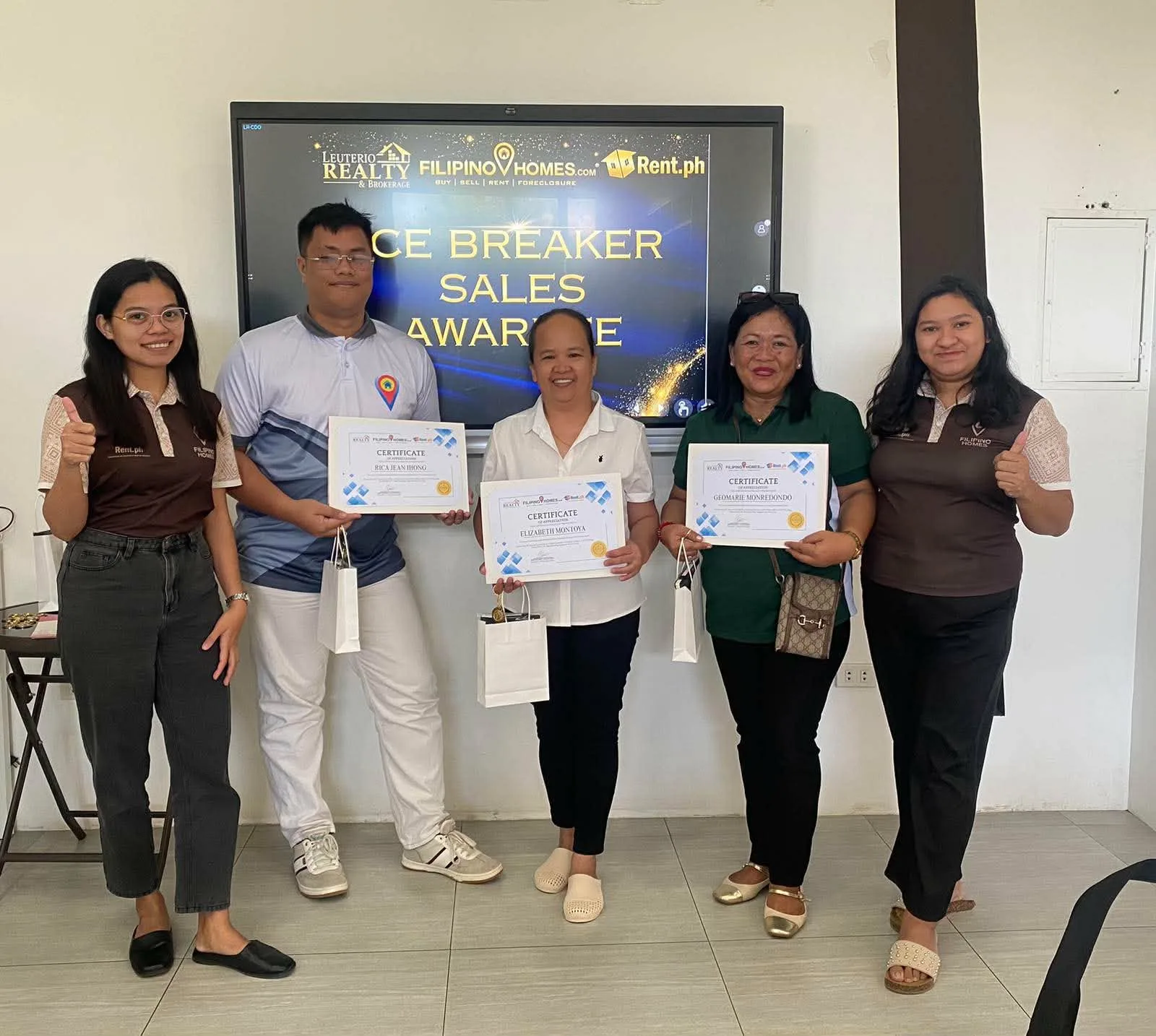 Team Ice Breaker Honors Top Agents at Filipinohomes CDO Sales Awards