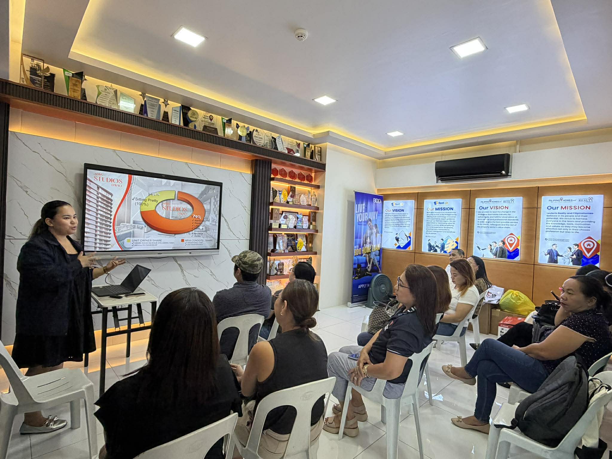 Product knowledge seminar on Aeon Luxe properties at Davao office — Philippines