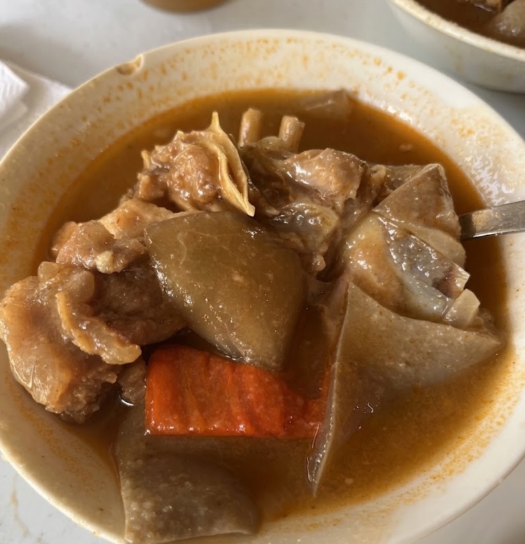 Balbacua dish served hot.