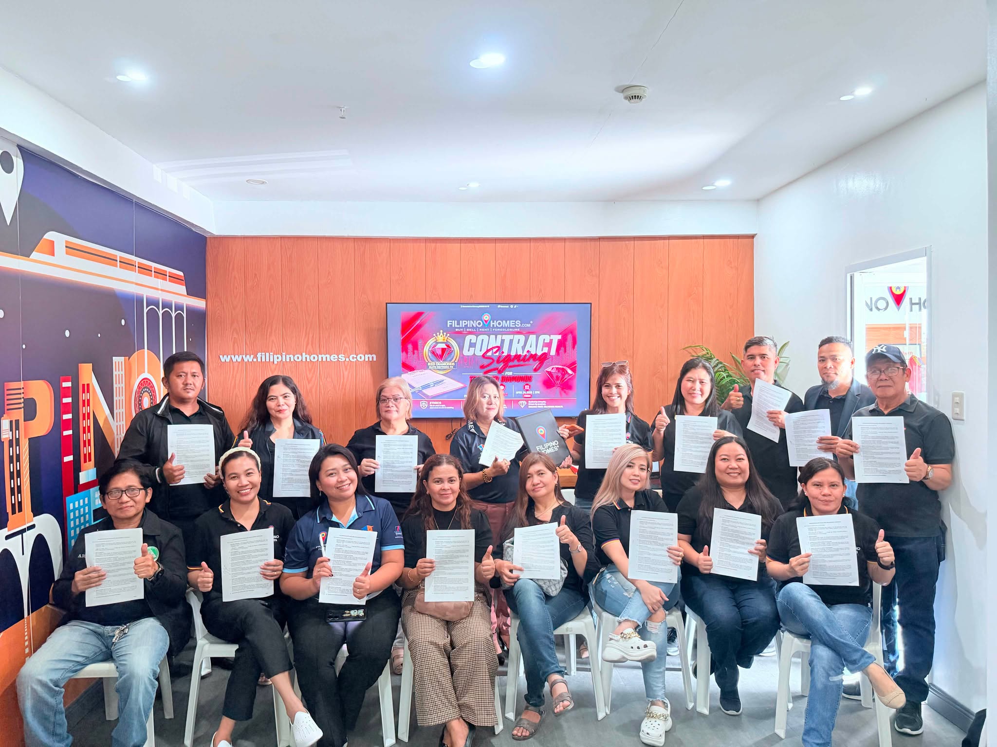Team Red Diamonds Expands Filipinohomes' Reach in Luzon with Cavite Contract Signing on April 24