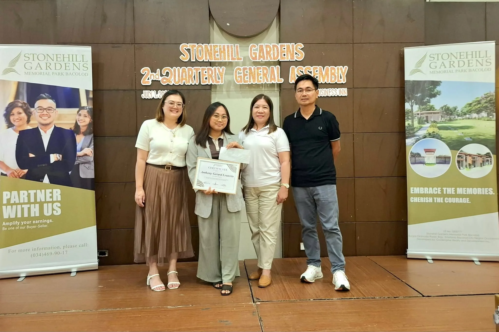 Filipinohomes Founder Anthony Leuterio Named Top 2 Area Manager at Stonehill Gardens Bacolod