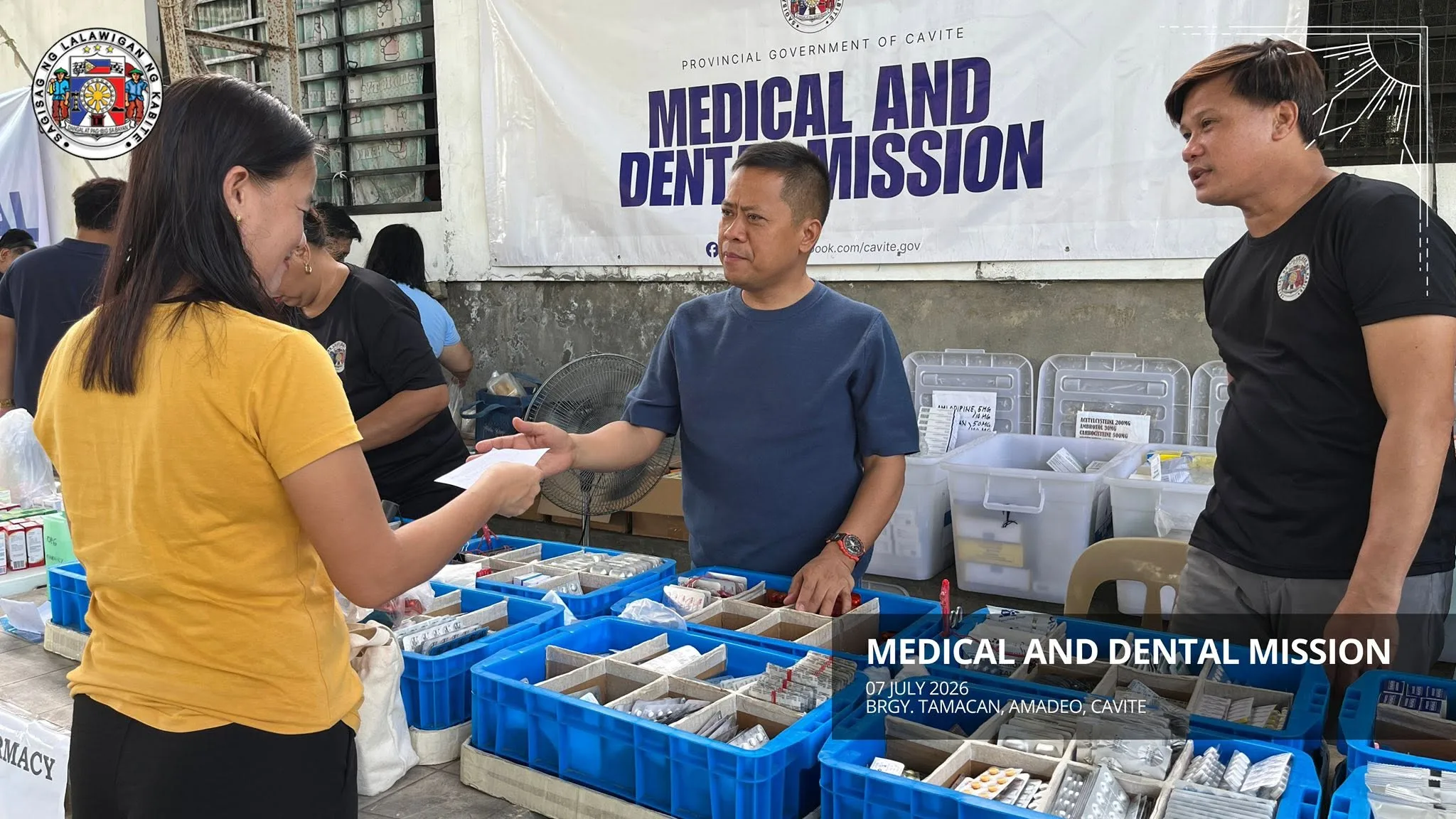 Provincial Government Brings Free Health Outreach to Amadeo, Serving Hundreds