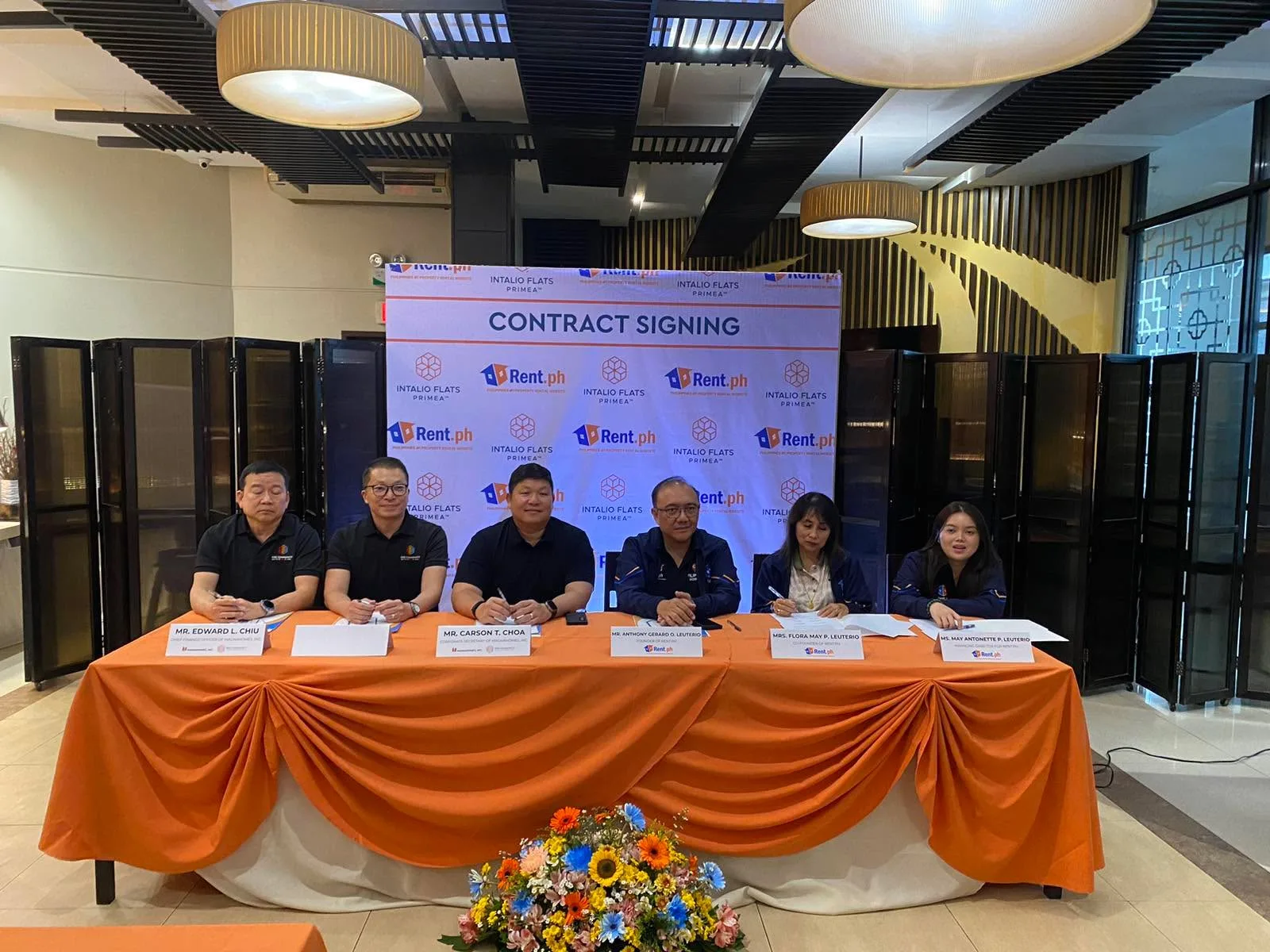 Contract Signing Seals Rental Partnership Between WeeComm and Rent.ph for Intalio Flats Primea