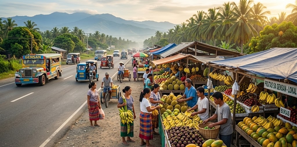 The GenSan Fruit Stands That Turn Highway Stops Into Snack Breaks