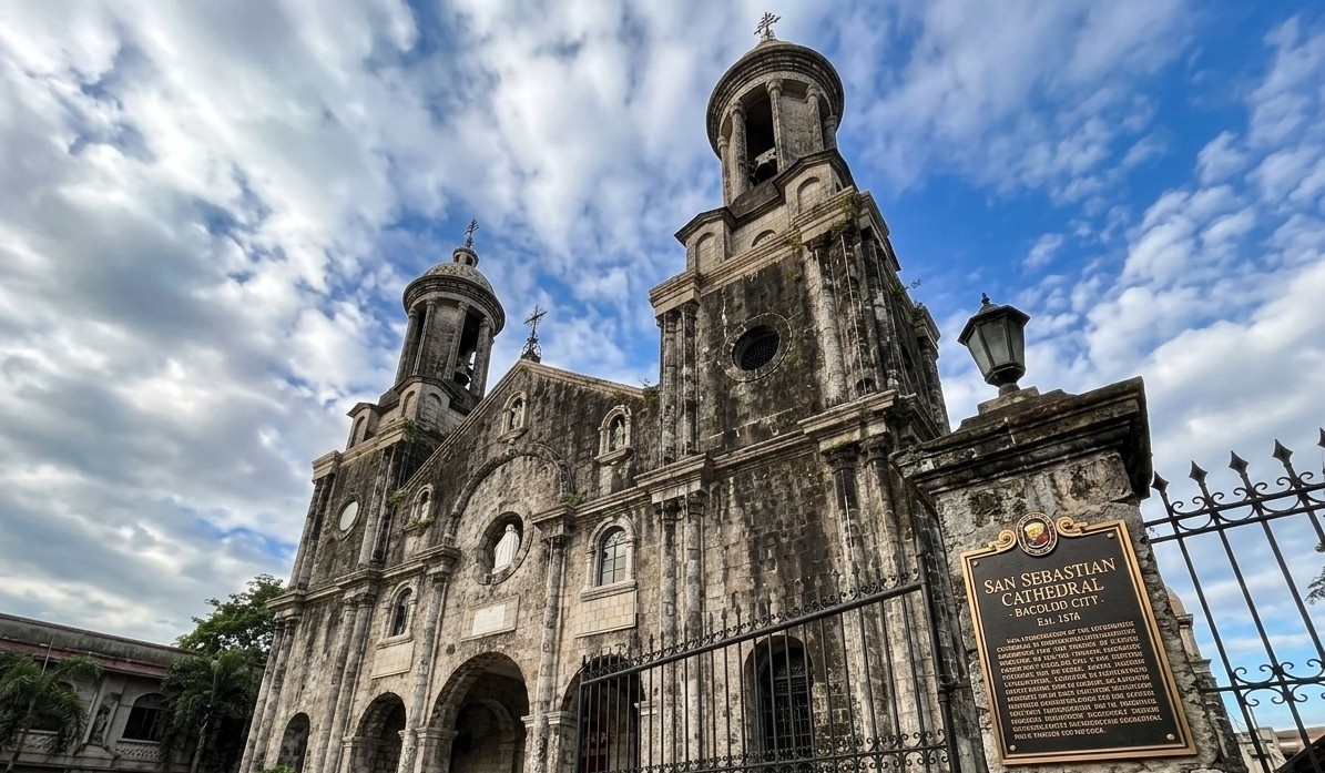A Bastion of Coral and Faith: The Timeless Grandeur of San Sebastian Cathedral