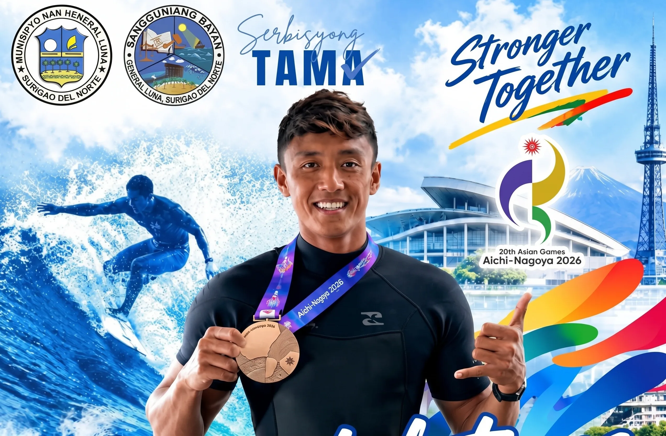From Siargao to the Asian Games: Jayuard Alciso Surfs His Way to Bronze
