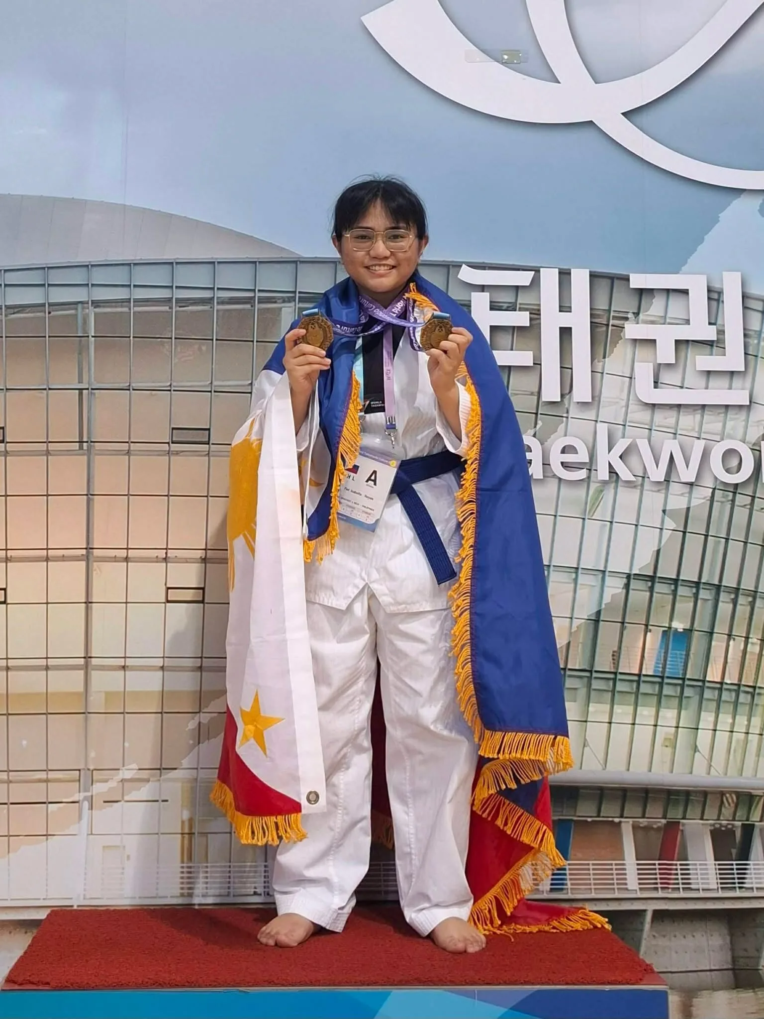 Mapúa’s Fiel Reyes Shines with Gold and Silver at World Taekwondo Culture Expo